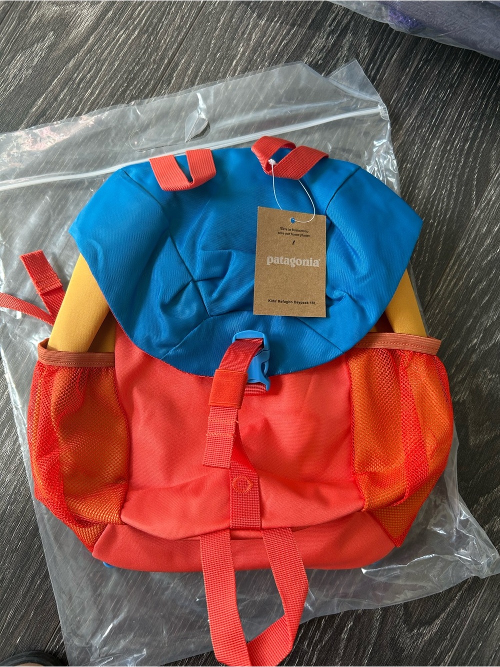 Patagonia Kids Backpack - Blue, Red, Yellow